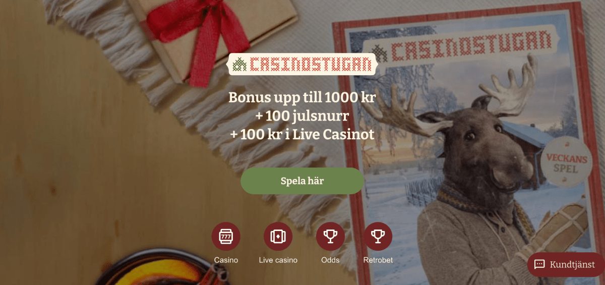 Casino stugan bonus