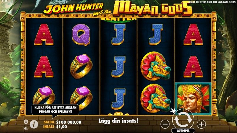 john hunter and the mayan gods slot spelfunktioner