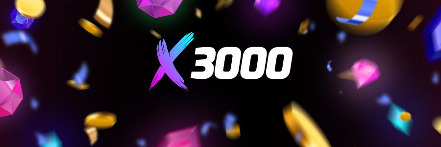 X3000 casino banner